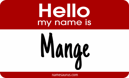 Hello my name is Mange png download