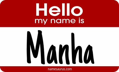Hello my name is Manha png download