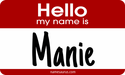 Hello my name is Manie png download