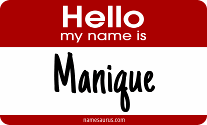 Hello my name is Manique png download