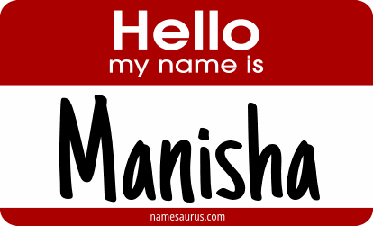 Hello my name is Manisha png download