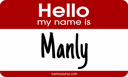 Hello my name is Manly png download
