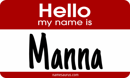 Hello my name is Manna png download
