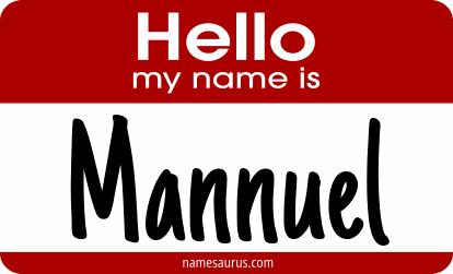 Hello my name is Mannuel png download