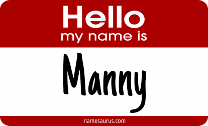Hello my name is Manny png download