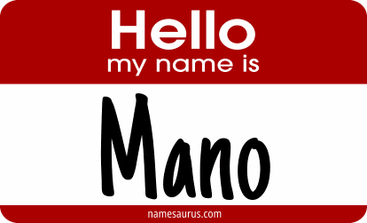 Hello my name is Mano png download