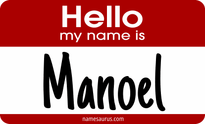 Hello my name is Manoel png download