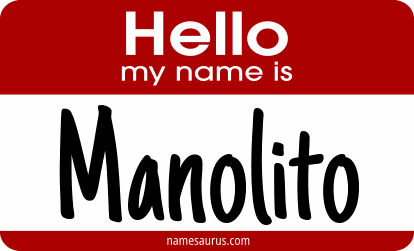 Hello my name is Manolito png download