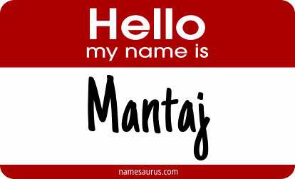 Hello my name is Mantaj png download