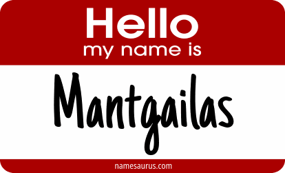 Hello my name is Mantgailas png download