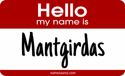 Hello my name is Mantgirdas png download