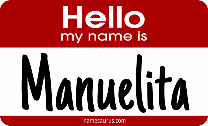 Hello my name is Manuelita png download