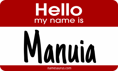 Hello my name is Manuia png download