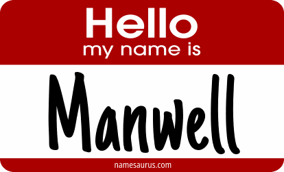 Hello my name is Manwell png download