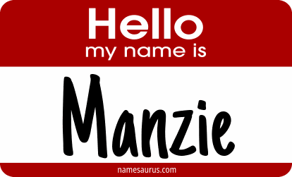 Hello my name is Manzie png download
