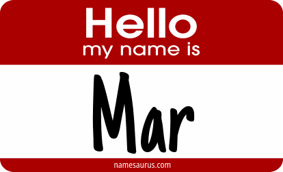 Hello my name is Mar png download