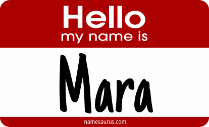 Hello my name is Mara png download