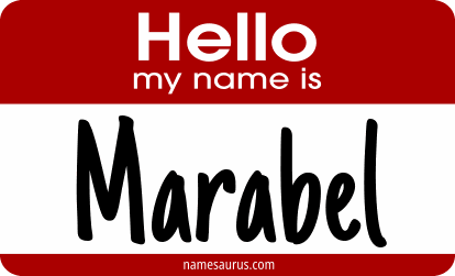 Hello my name is Marabel png download
