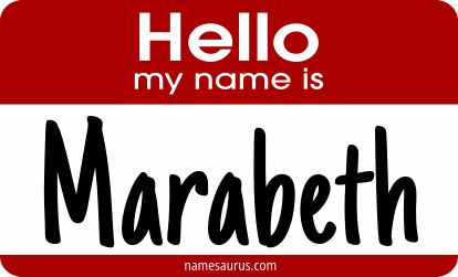 Hello my name is Marabeth png download