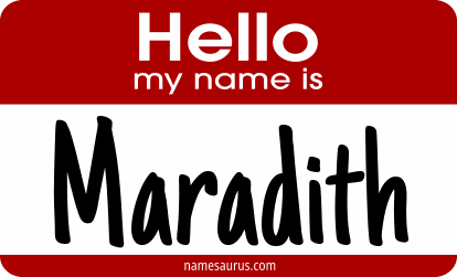 Hello my name is Maradith png download