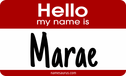 Hello my name is Marae png download