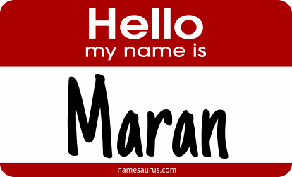 Hello my name is Maran png download