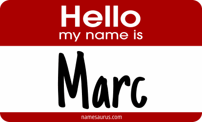 Hello my name is Marc png download