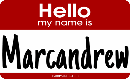 Hello my name is Marcandrew png download