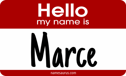 Hello my name is Marce png download