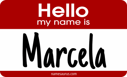 Hello my name is Marcela png download