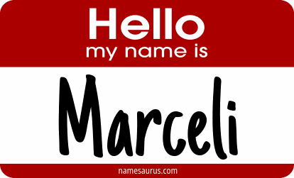 Hello my name is Marceli png download