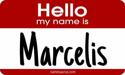 Hello my name is Marcelis png download