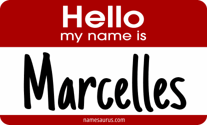 Hello my name is Marcelles png download