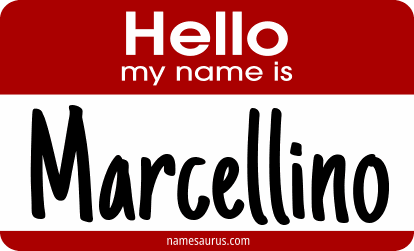 Hello my name is Marcellino png download