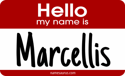 Hello my name is Marcellis png download