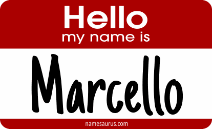 Hello my name is Marcello png download