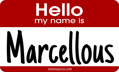 Hello my name is Marcellous png download