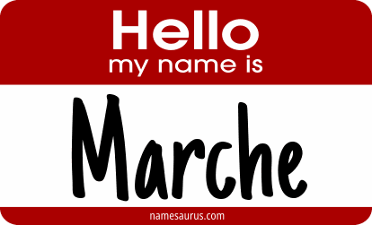 Hello my name is Marche png download