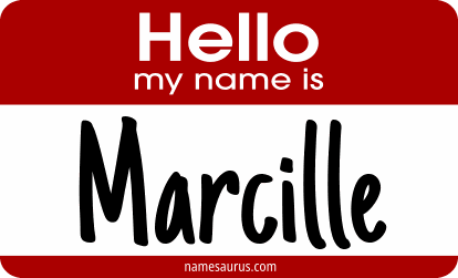 Hello my name is Marcille png download
