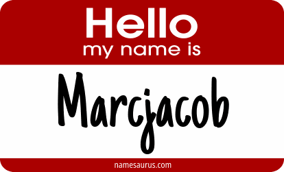 Hello my name is Marcjacob png download