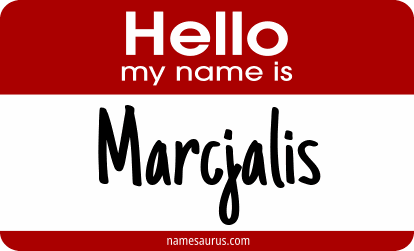 Hello my name is Marcjalis png download