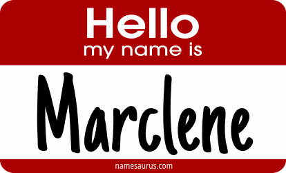 Hello my name is Marclene png download