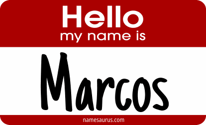 Hello my name is Marcos png download