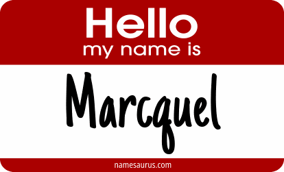 Hello my name is Marcquel png download