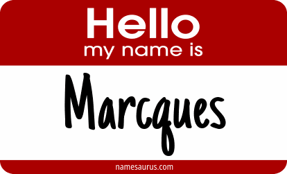 Hello my name is Marcques png download
