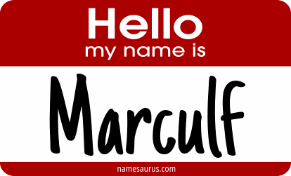 Hello my name is Marculf png download
