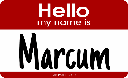 Hello my name is Marcum png download
