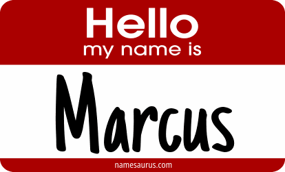 Hello my name is Marcus png download