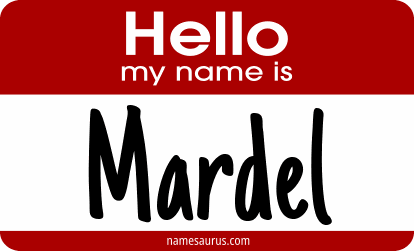 Hello my name is Mardel png download