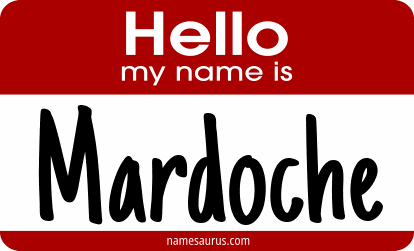 Hello my name is Mardoche png download